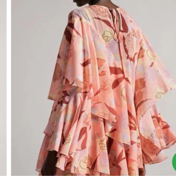 {NWT} $395 TED BAKER PEGAIA Sleeve Detail Mini Dress - Picture 3 of 7